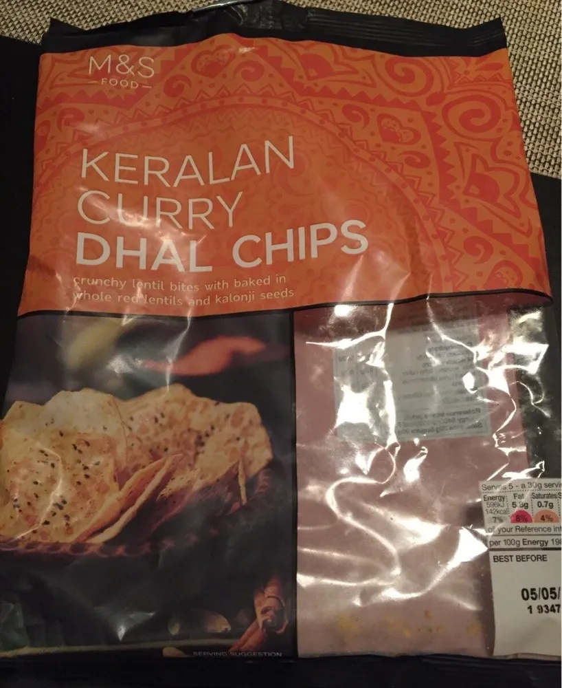 Keralan Curry Dhal Chips