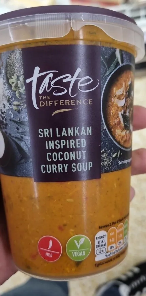 Sri Lankan coconut curry soup