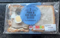 Pork & Egg Gala Slices