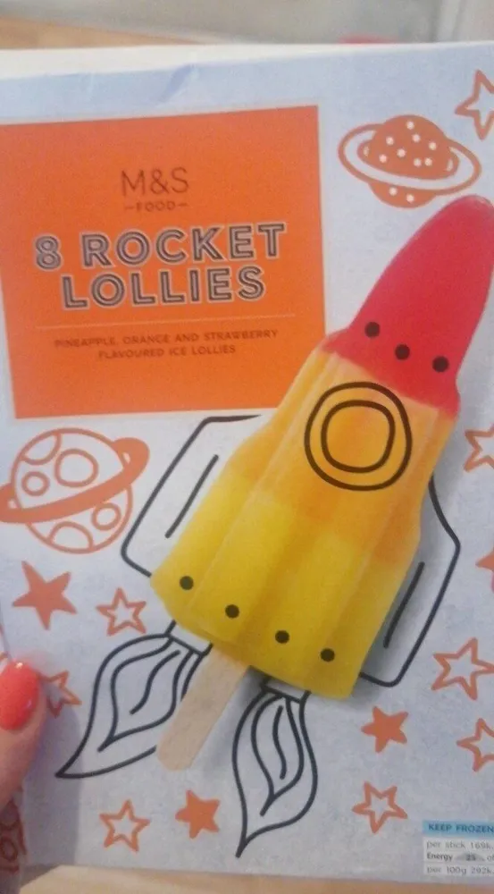 Rocket lollies