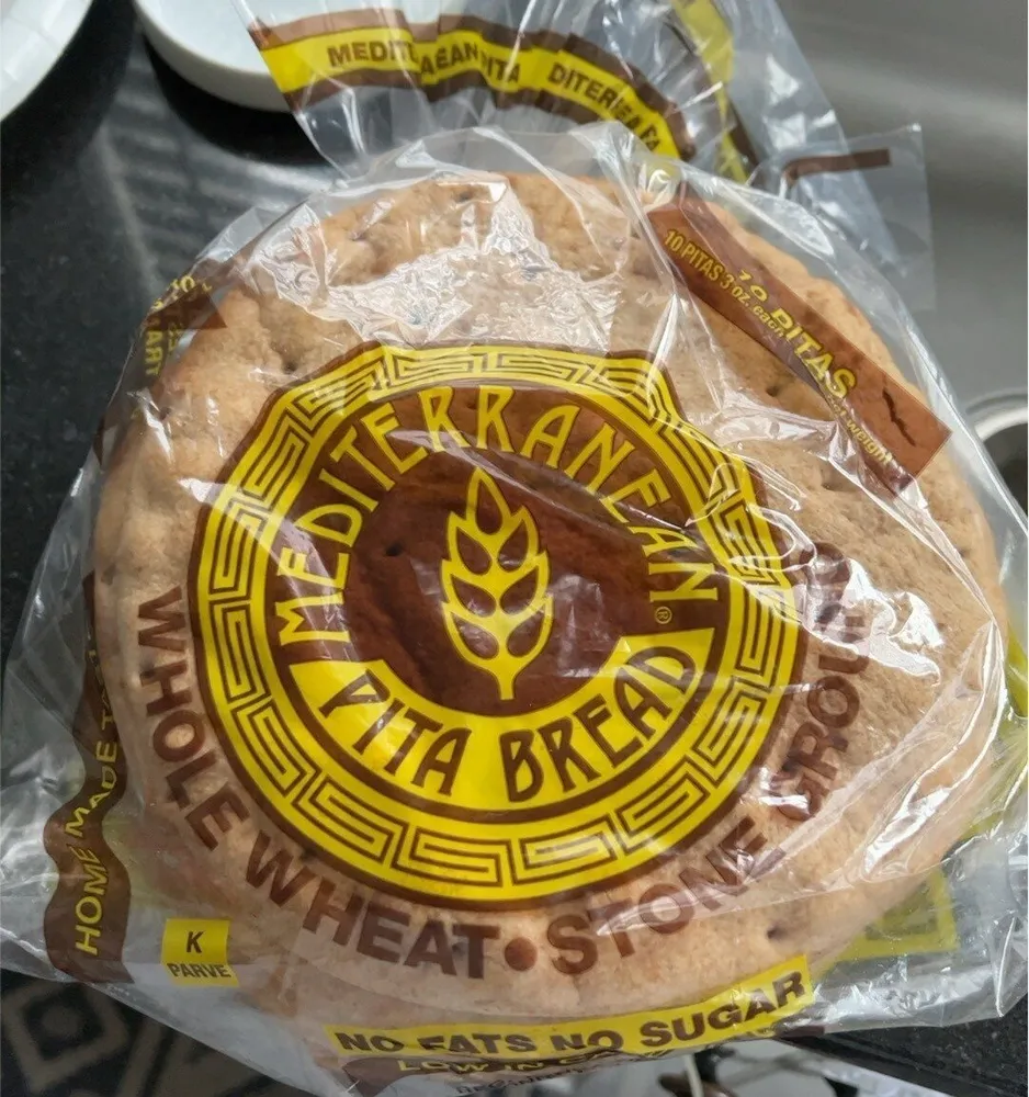 Whole wheat stone ground  pita bread