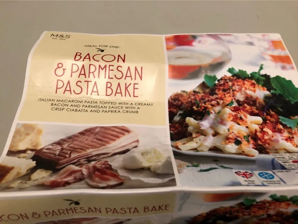 Bacon & Parmesan Pasta Bake