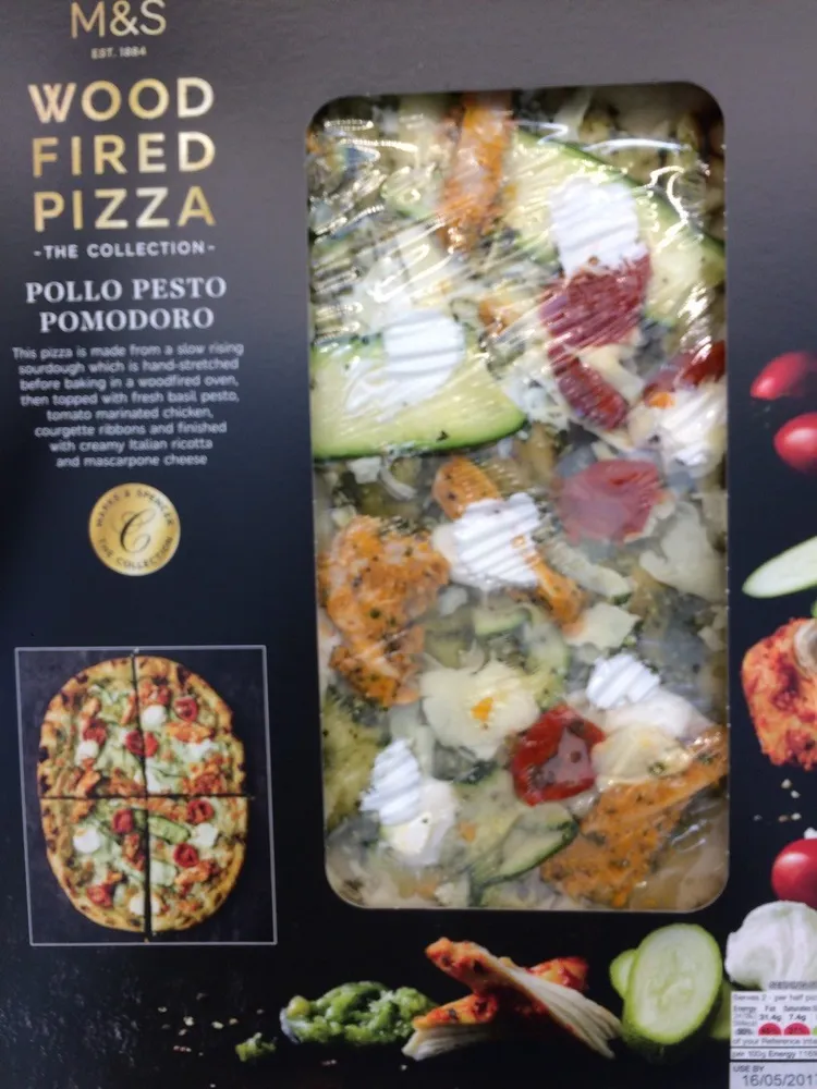 Pizza pollo pesto pomodoro 424 g