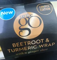 Beetroot and tumeric wrap