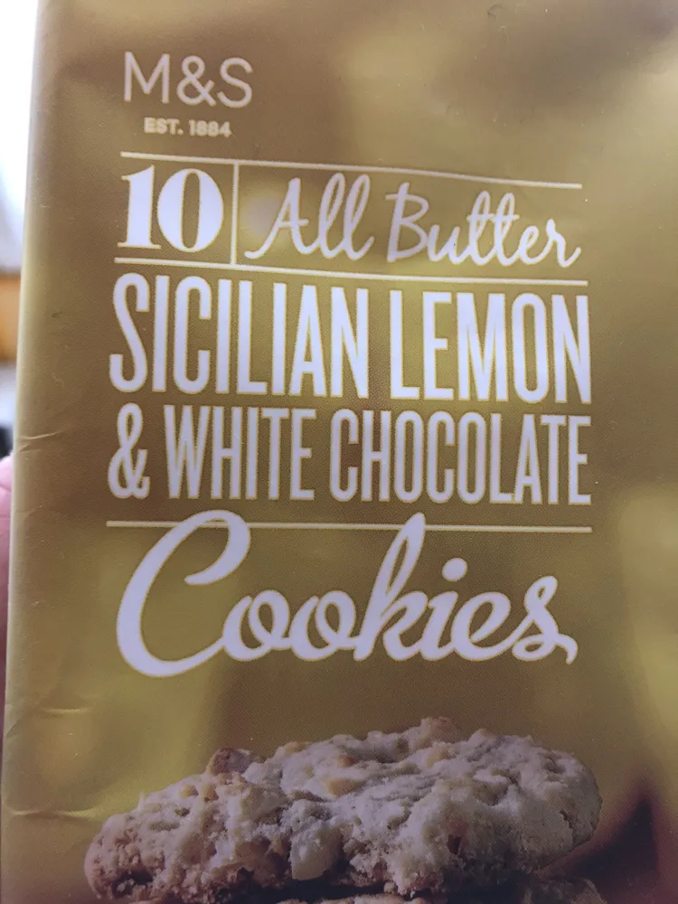 Cookies sicilian lemon & white chocolate