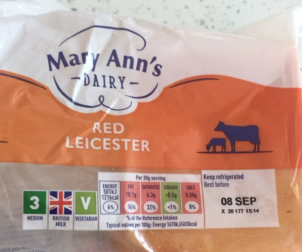 Red leister cheese