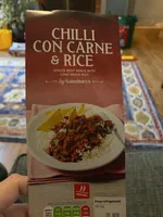 Chilli con carne & rice