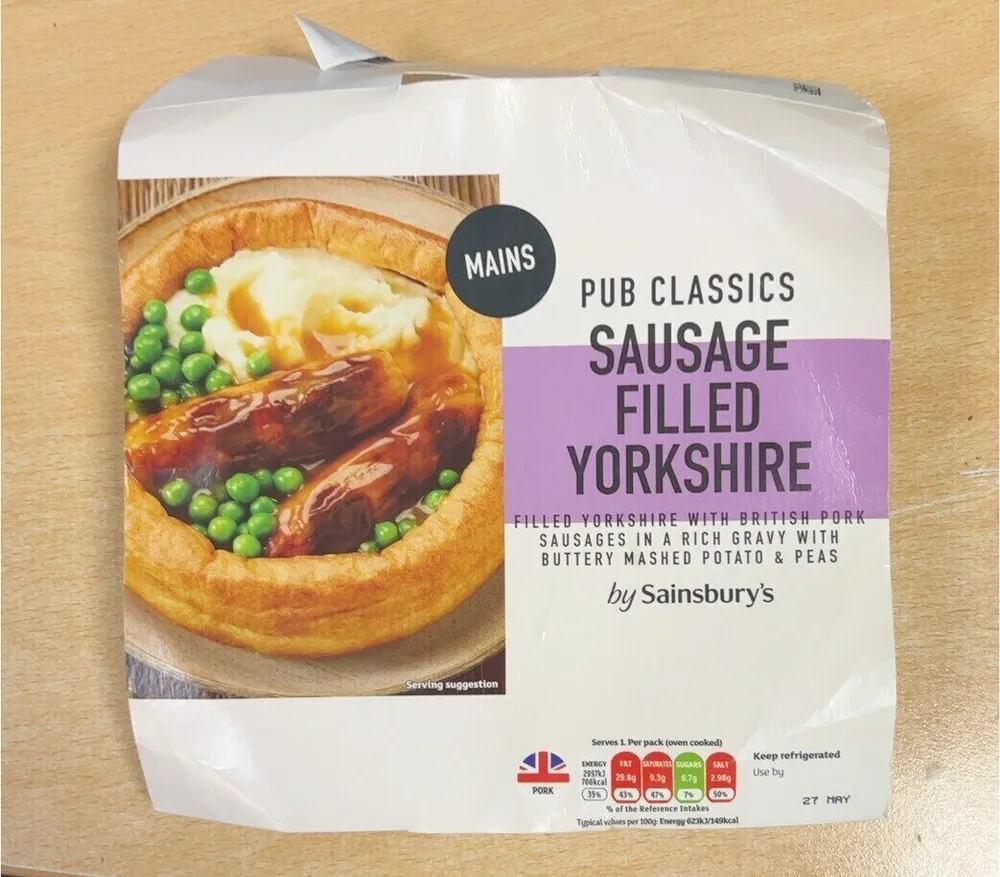 280 6000 1252662 SS SAUSAGE D FILLED YORKSHIRE K S