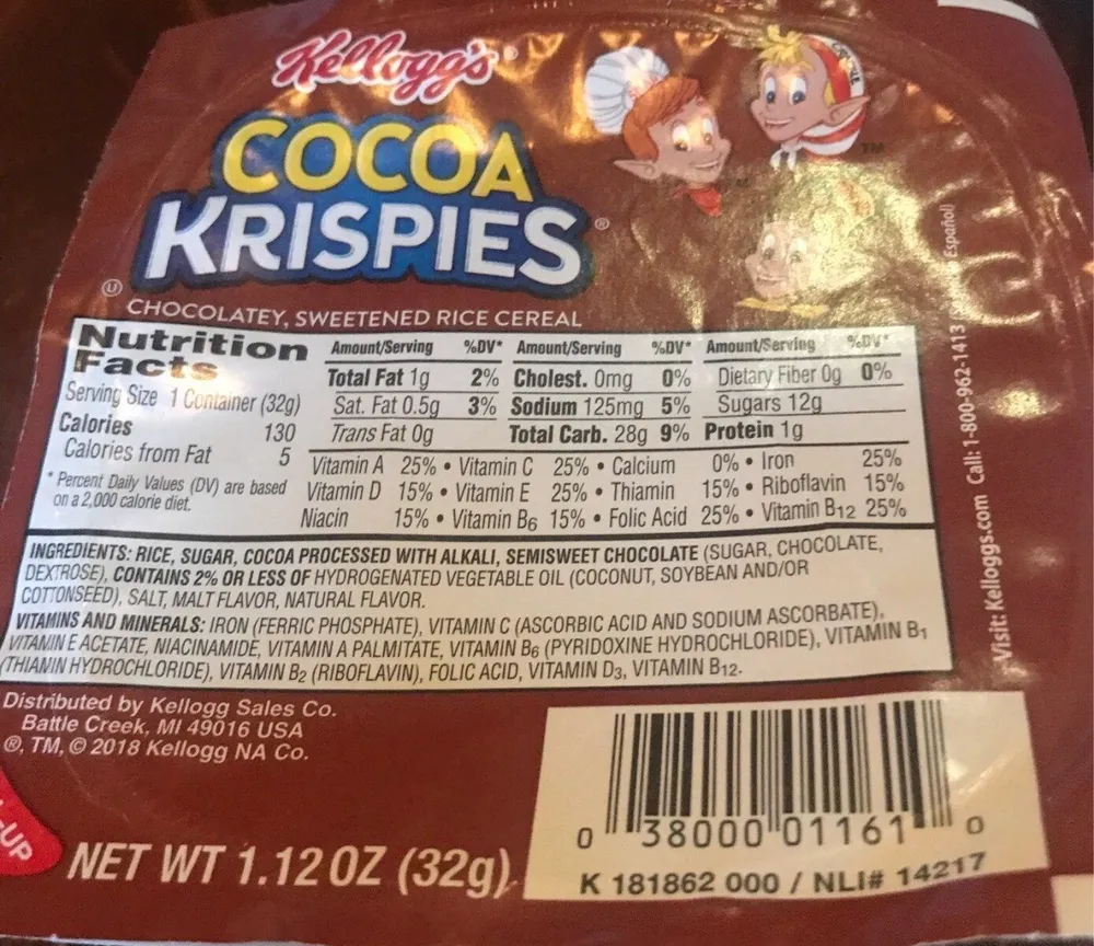 COCOA KRISPIES Chocolatey, Sweetened Rice Cereal