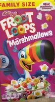 Froot loops with marshmallows