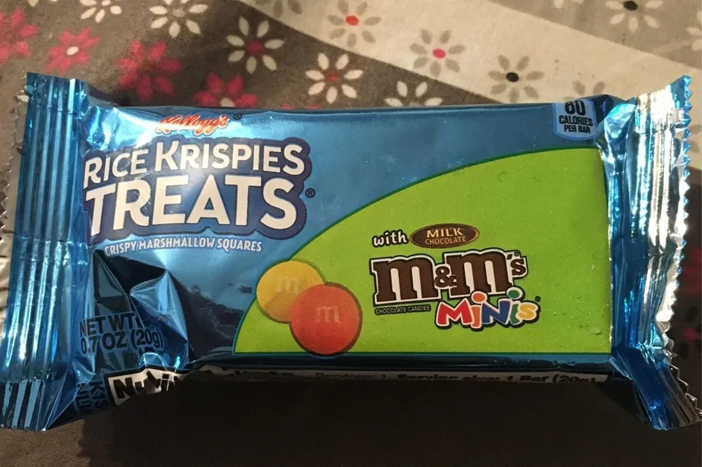 Rice Krispies m&m's