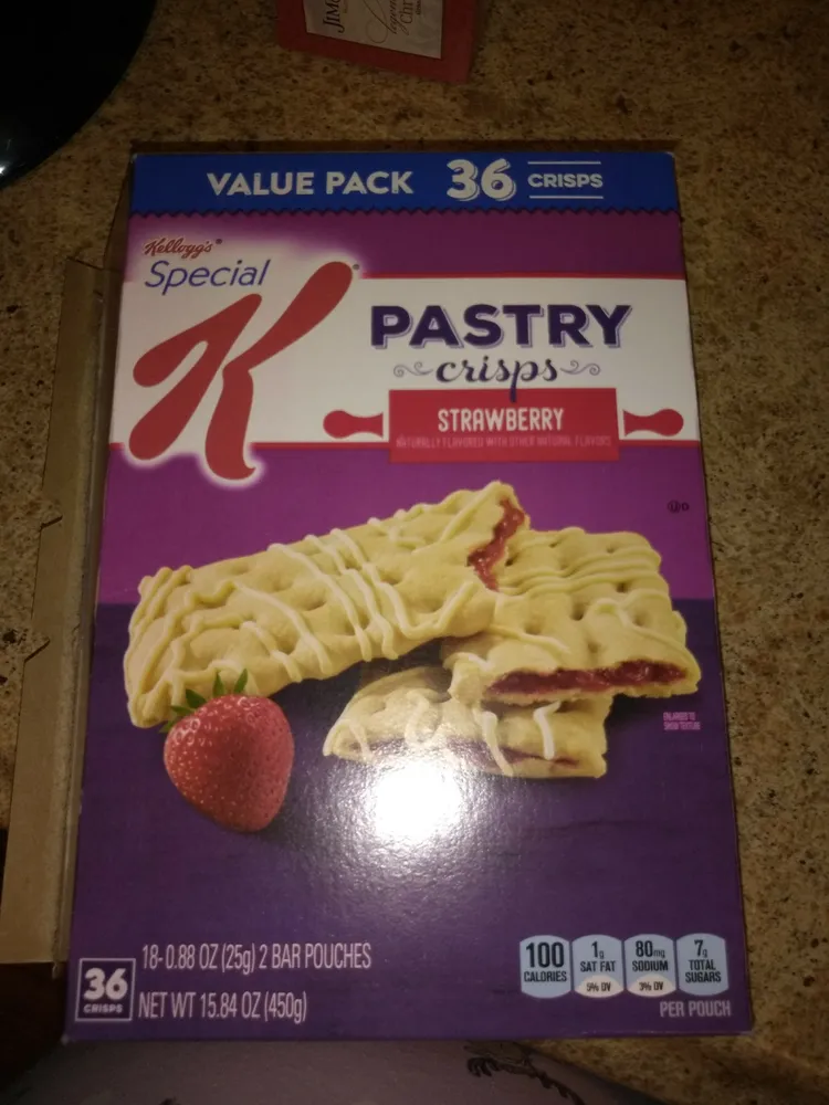 Special K Strawberry Pastry Crisps