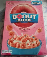 Cereal, pink donut