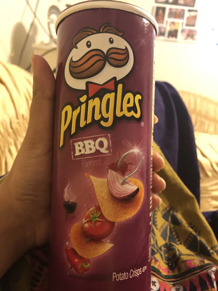 Potato crisps, bbq