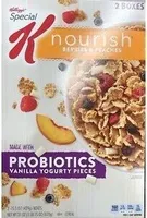 Nourish probiotics vanilla yogurty pieces cereal