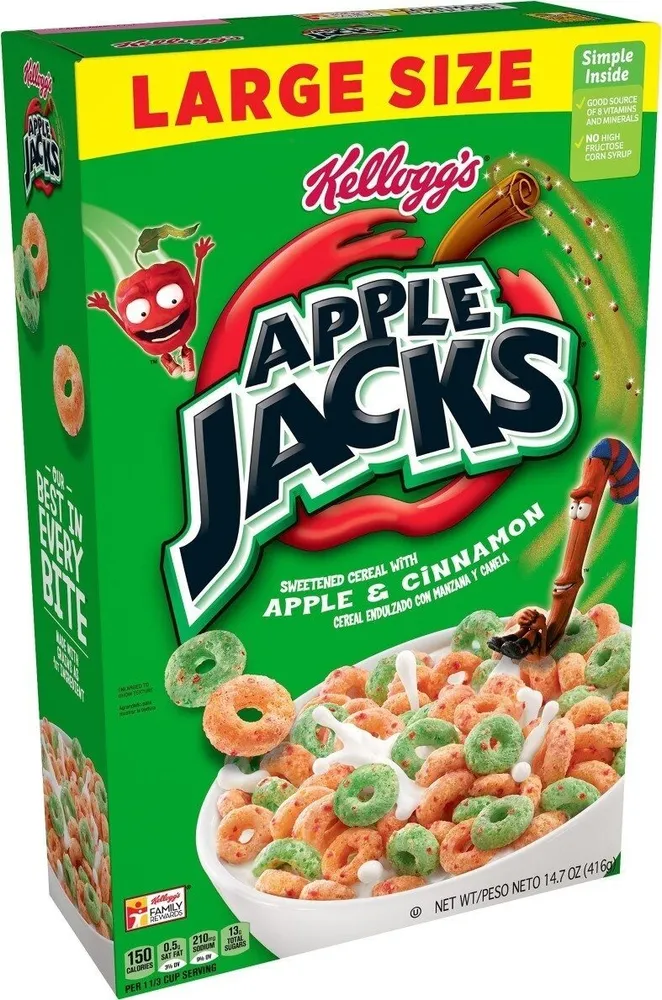Apple Jacks breakfast cereal