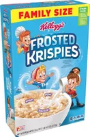 Frosted krispies sweetened toasted rice cereal