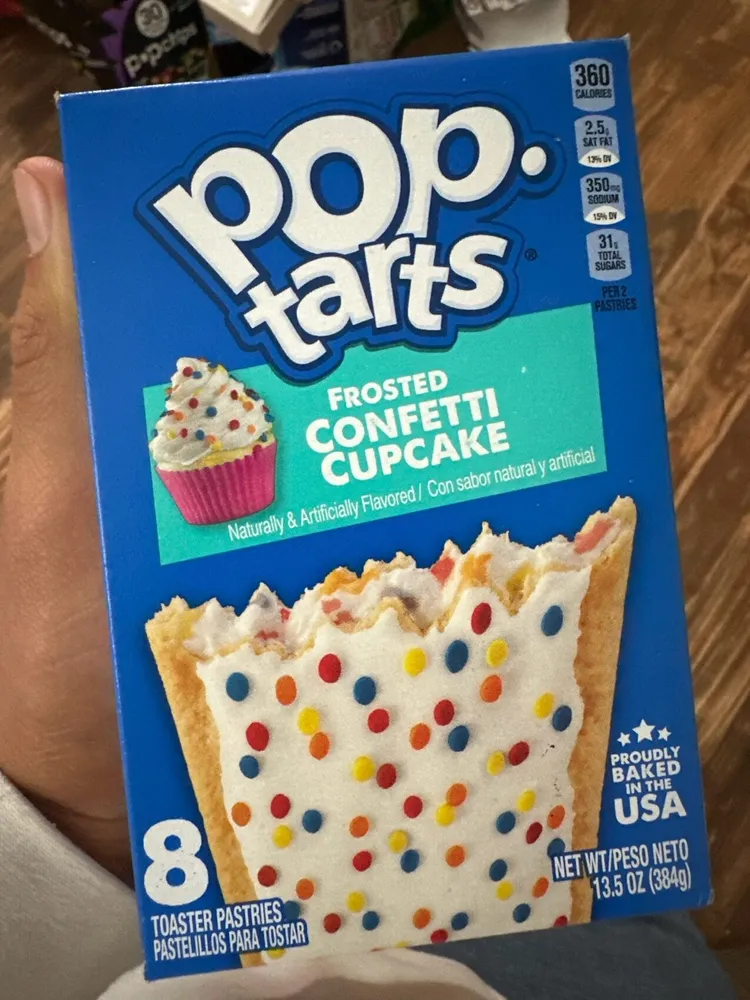 Frosted Confetti Cupcake Pop-Tarts
