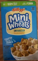 Kellogg's Shredded Wheat Minis Cereal Bite Size Unfrosted 1.2oz