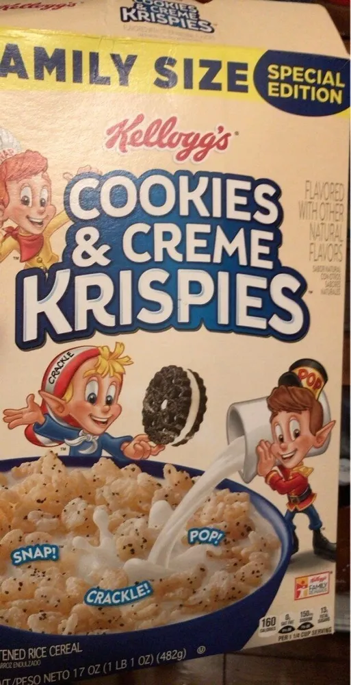 Cookies and cream Krispies