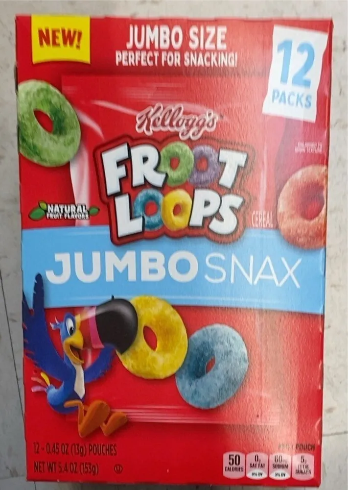 Froot Loops Jumbo snack