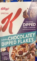 Choclatey dipped flakes