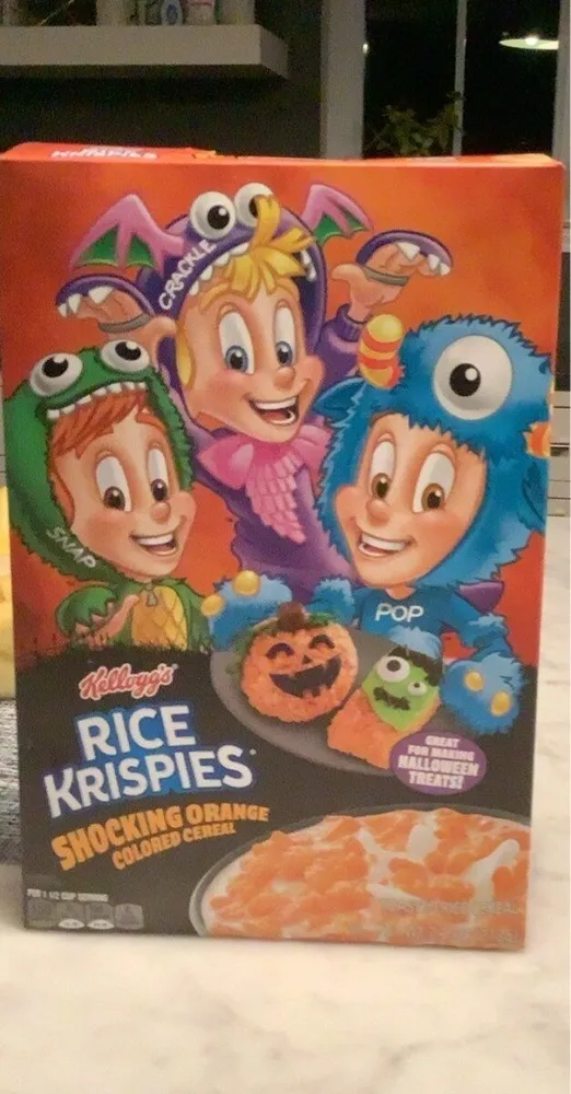 Rice krispies shocking orange color
