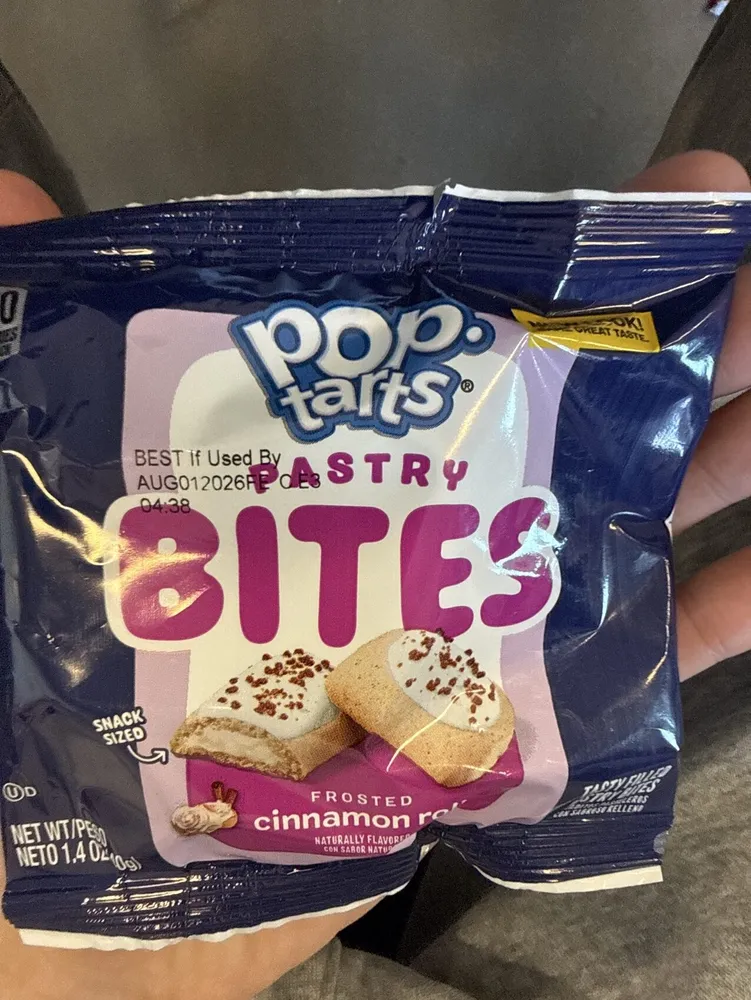 Pastry Bites Frosted Cinnamon Roll