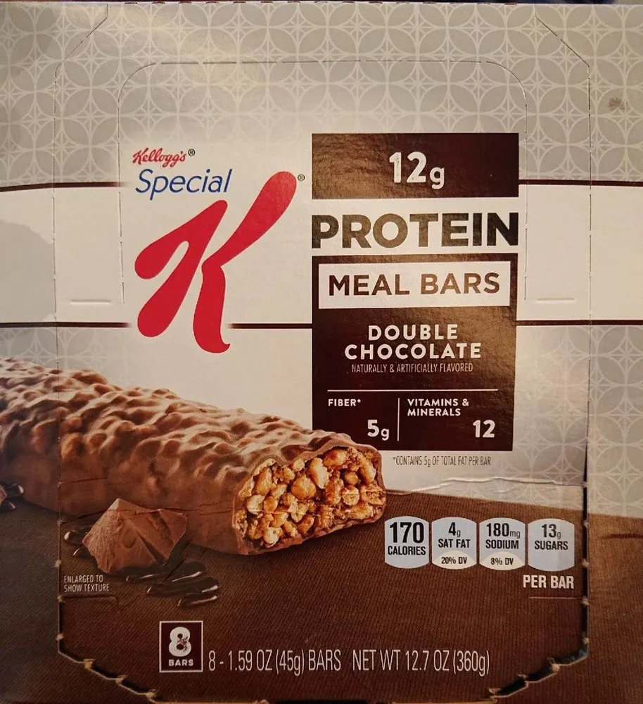 12g protein meal bar, double chocolate
