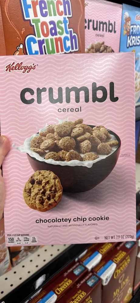 Crumbl Chocolatey Chip Cookie Cereal