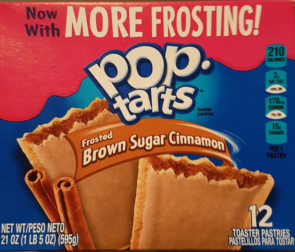 Frosted brown sugar cinnamon toaster pastries, brown sugar cinnamon