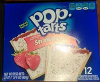 Toaster pastries, frosted strawberry