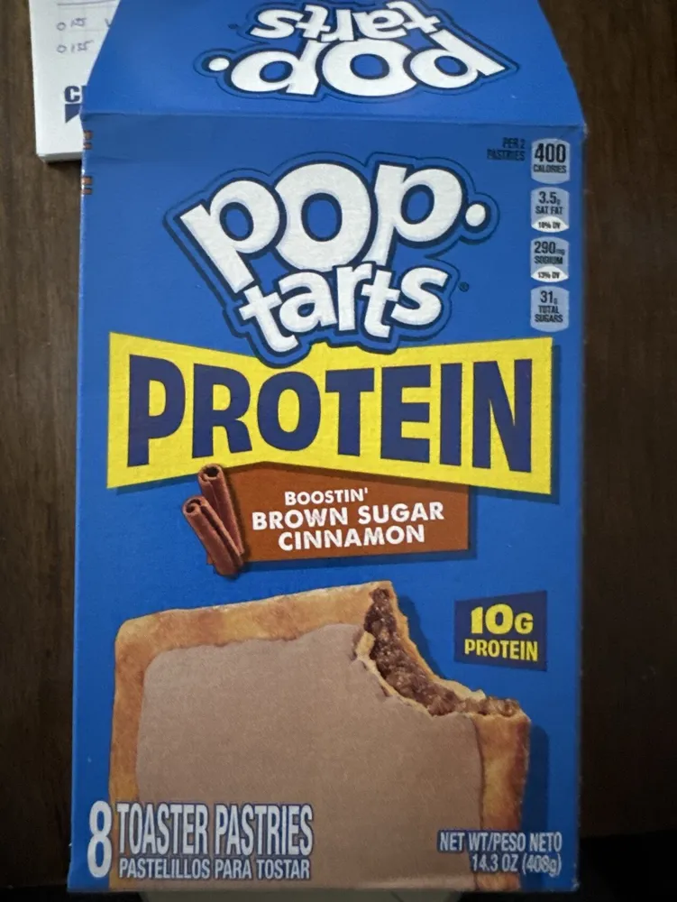 pop tarts PROTEIN Boostin Brown Sugar Cinnamon