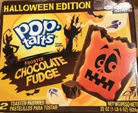 Toaster pastries, frosted chocolate fudge