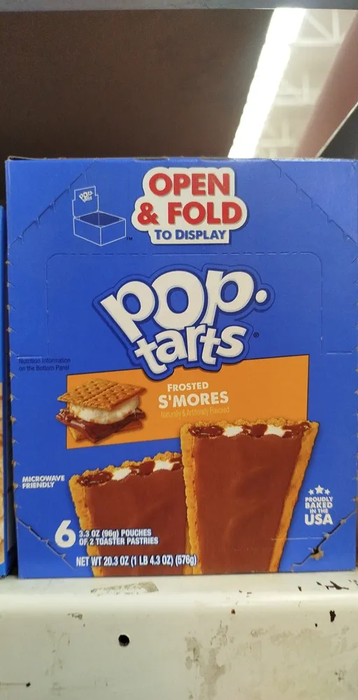 Toaster pastries, frosted s'mores