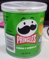 Pringles Sabor a Crema y Cebolla