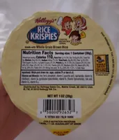 Kellogg's Rice Krispies Cereal Brown Rice Whole Grain 1oz