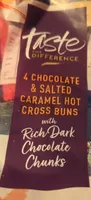 4 Chocolate & Salted Caramel Hot Cross Buns