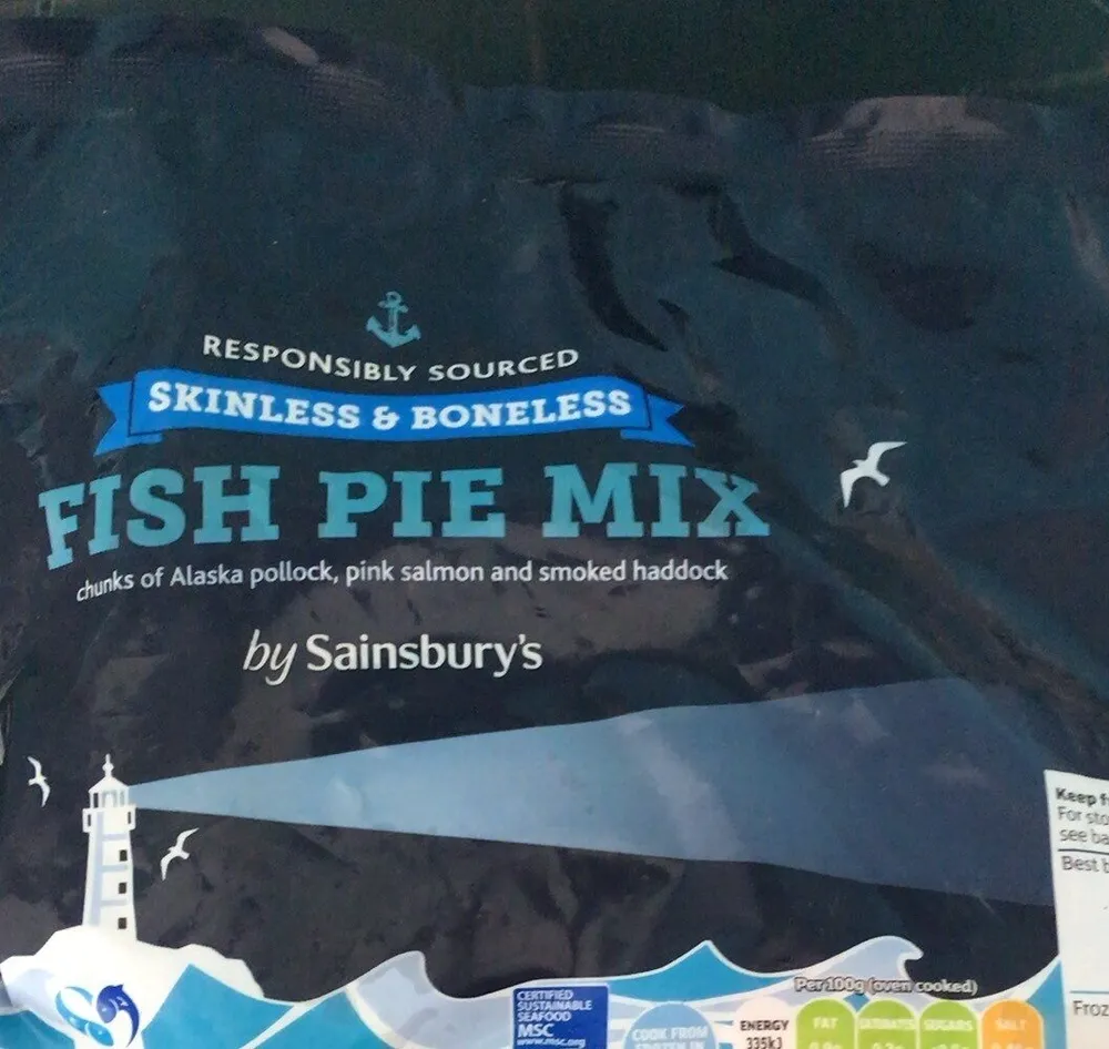 Fish pie mix