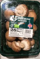 British chestnut mushrooms