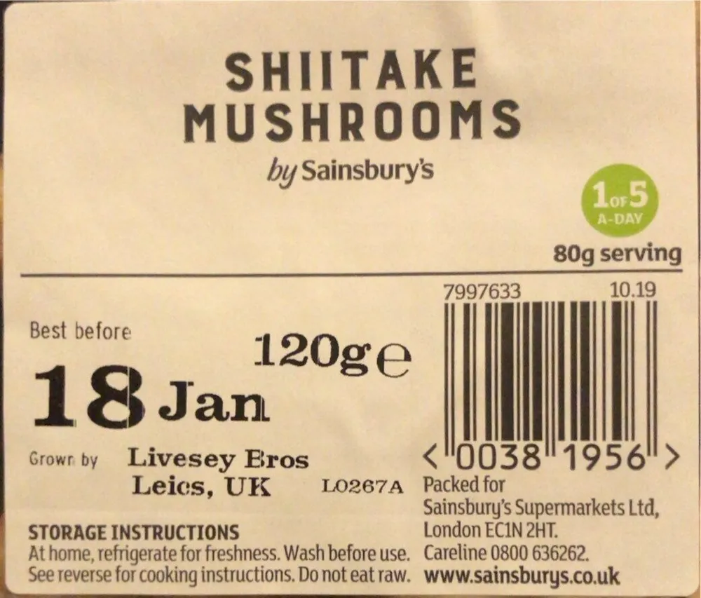 Shitake Mushrooms