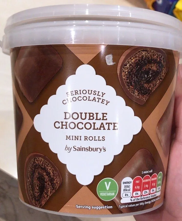 Double Chocolate Mini Rolls