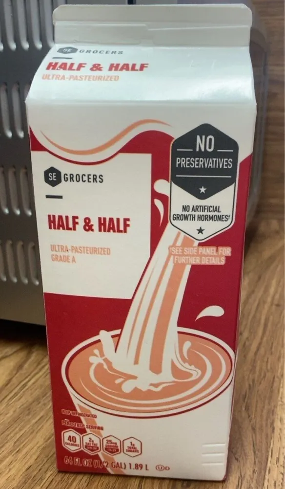 Half & Half ultra pasteurized