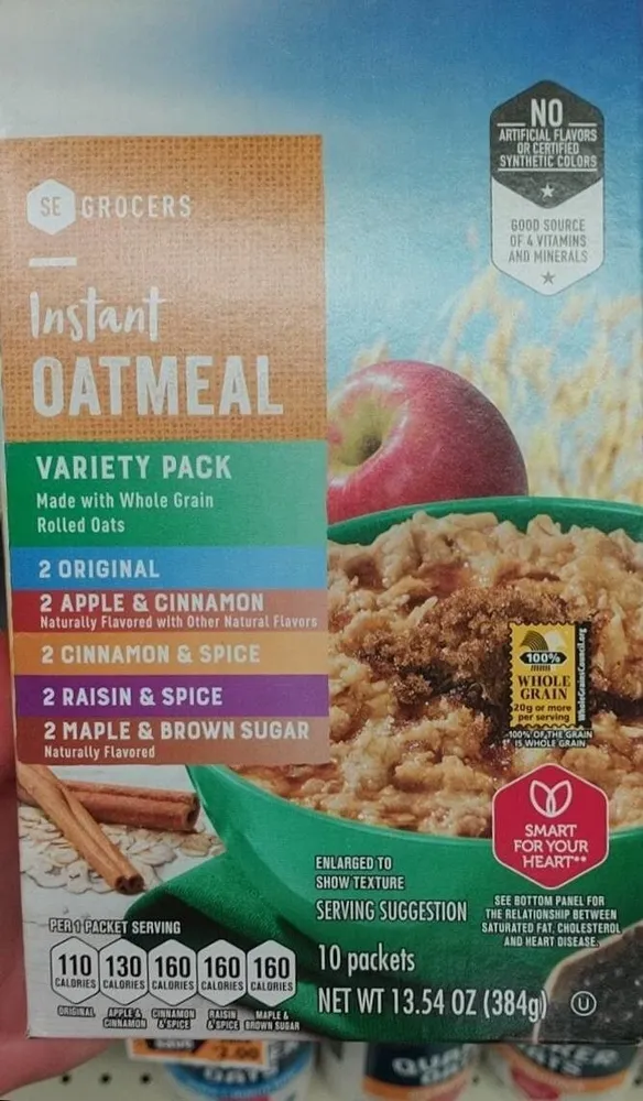 Instant Oatmeal Variety Pack