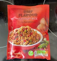 Beef flavour savoury rice