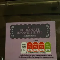 Chocolate brownie bite