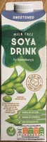 Sweetened soya drink