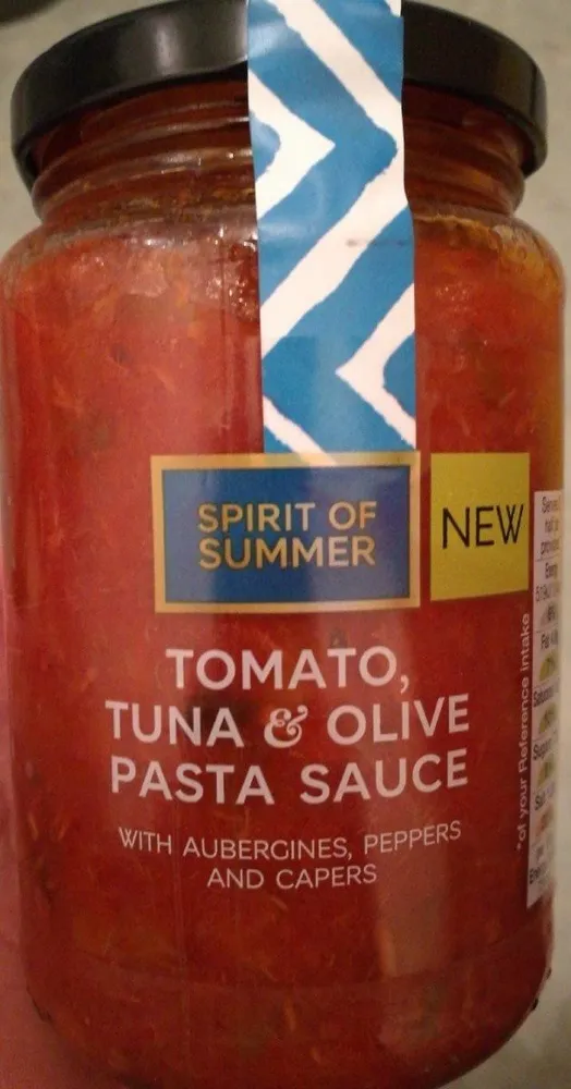 Tomato Tuna and Olive Pasta Sauce