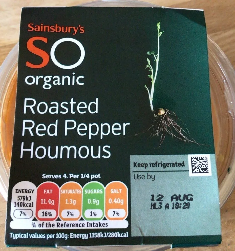 Roasted Red Pepper Houmous