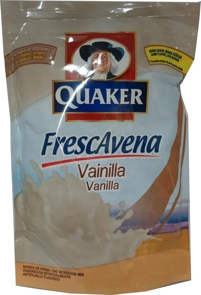 Quaker frescavena vanilla flavor oat beverage mix
